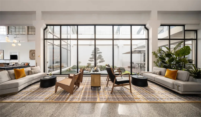 老工廠改造  上海崇明島光明東灘源酒店設(shè)計案例