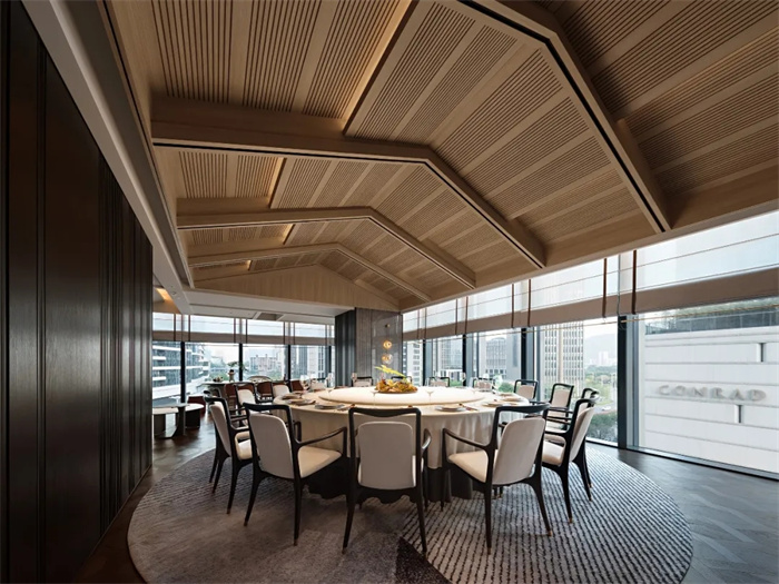 現(xiàn)代江南之風(fēng)  花悅庭chef高端中餐廳設(shè)計