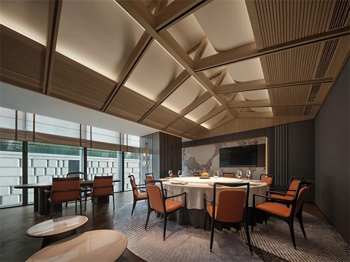 現(xiàn)代江南之風(fēng)  花悅庭chef高端中餐廳設(shè)計