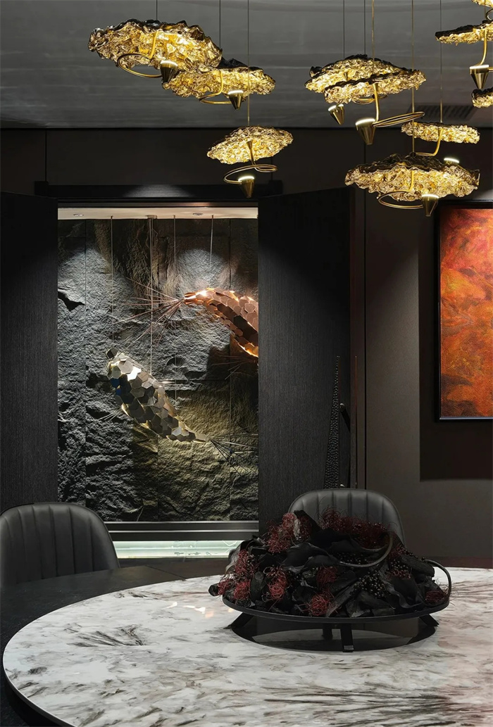 現(xiàn)代科技東方人文  漁府盛宴中餐廳設(shè)計(jì)