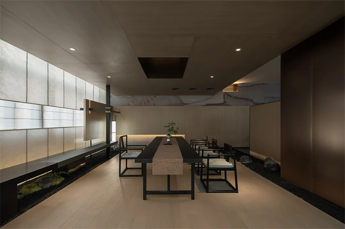 現(xiàn)代極簡東方美學(xué)  邱園高端餐飲設(shè)計案例