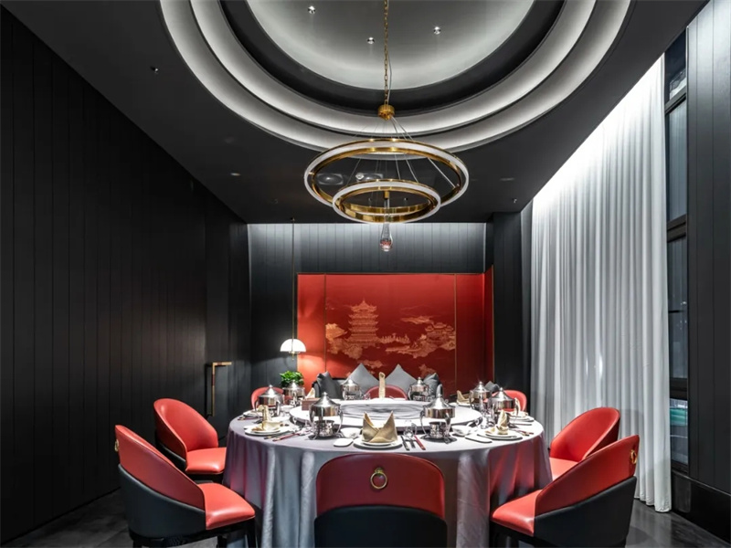 東方奢華  品頤高端養(yǎng)生火鍋餐廳設(shè)計(jì)案例