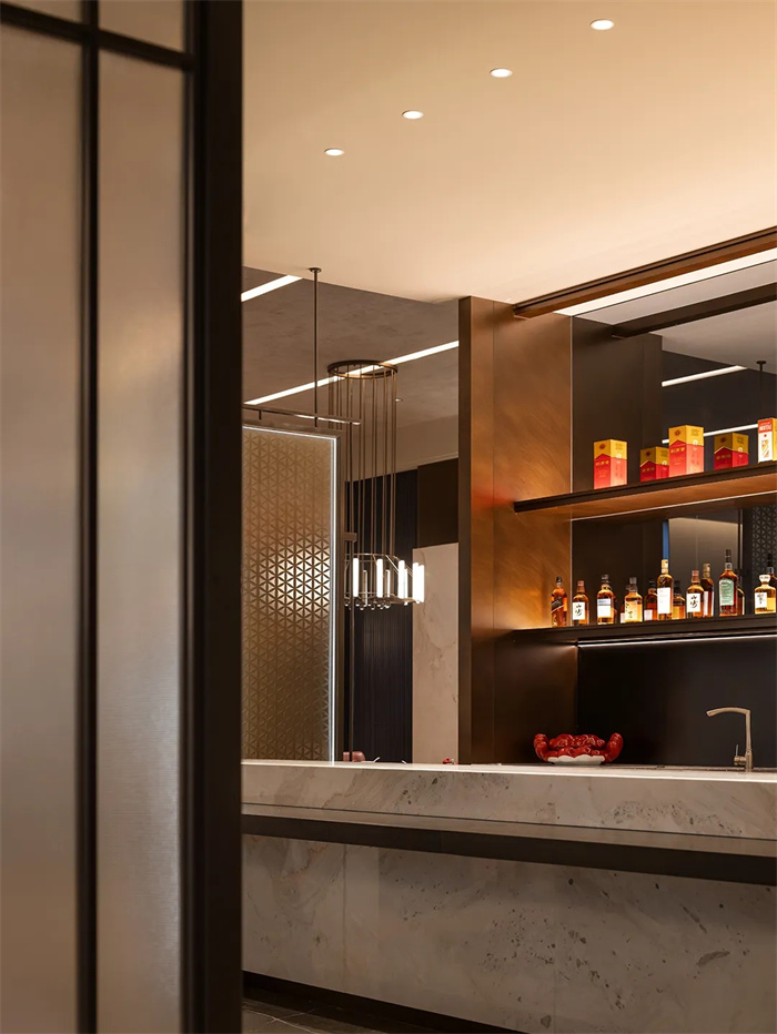 現(xiàn)代東方  遼寧大連奕景海鮮匠宴酒樓設(shè)計(jì)