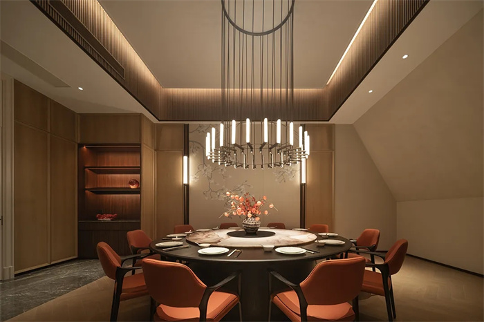 現(xiàn)代東方  遼寧大連奕景海鮮匠宴酒樓設(shè)計(jì)