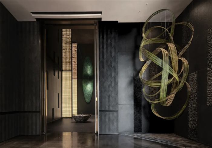 以竹為韻  當(dāng)代東方  成都觀萃高端會所設(shè)計