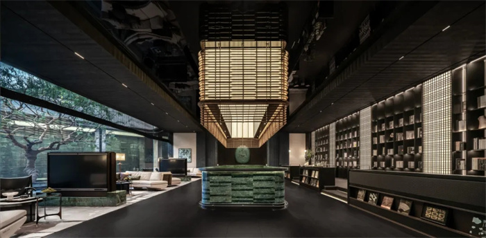 以竹為韻  當(dāng)代東方  成都觀萃高端會所設(shè)計