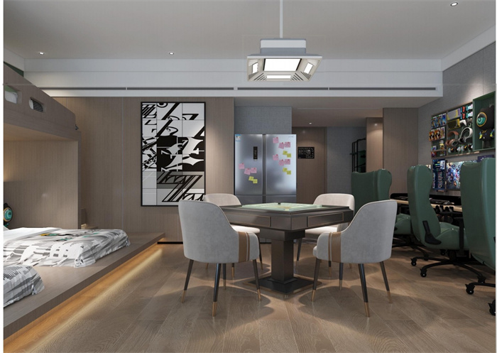 電競酒店設(shè)計效果圖